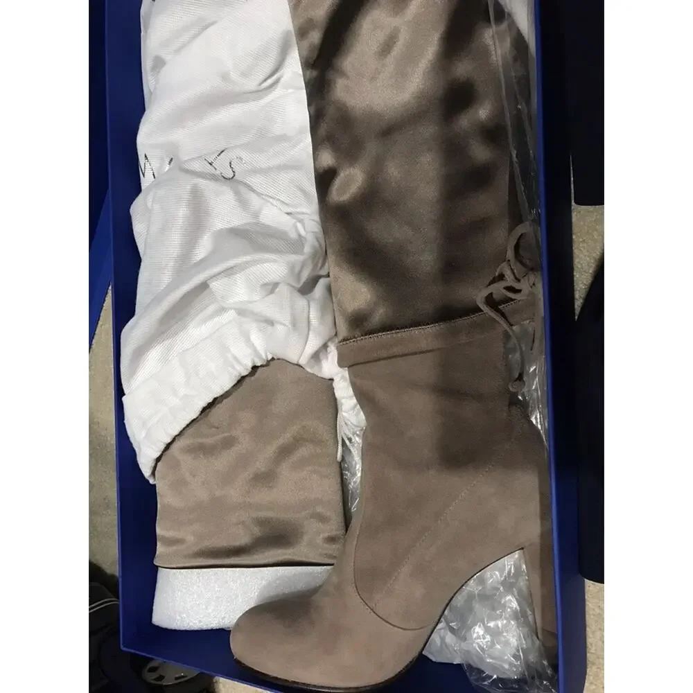 SW Landmark Thigh-High Block Heel Boot (Topsue)